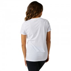 T-SHIRT FOX LADY PINNACLE TECH WHITE  ENDURO CROSS