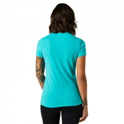 T-SHIRT FOX LADY PINNACLE TECH TEAL  ENDURO CROSS