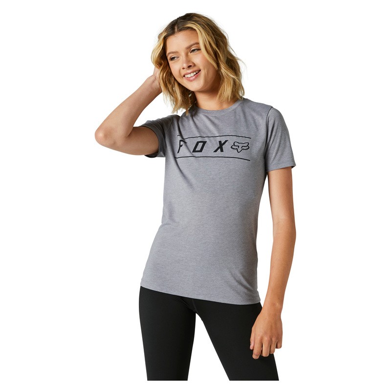 T-SHIRT FOX LADY PINNACLE TECH GRAPHITHE  ENDURO CROSS