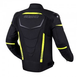 KURTKA TEKSTYLNA OZONE PULSE BLACK/FLO YELLOW 