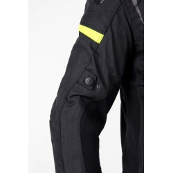KURTKA TEKSTYLNA OZONE PULSE BLACK/FLO YELLOW 