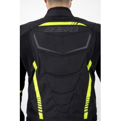 KURTKA TEKSTYLNA OZONE PULSE BLACK/FLO YELLOW 