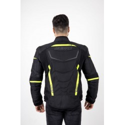KURTKA TEKSTYLNA OZONE PULSE BLACK/FLO YELLOW 