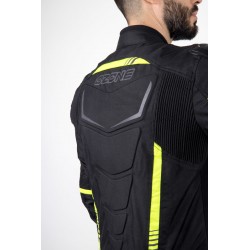 KURTKA TEKSTYLNA OZONE PULSE BLACK/FLO YELLOW 
