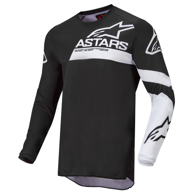 BLUZA ALPINESTARS RACER CHASER JUNIOR BLACK/WHITE 