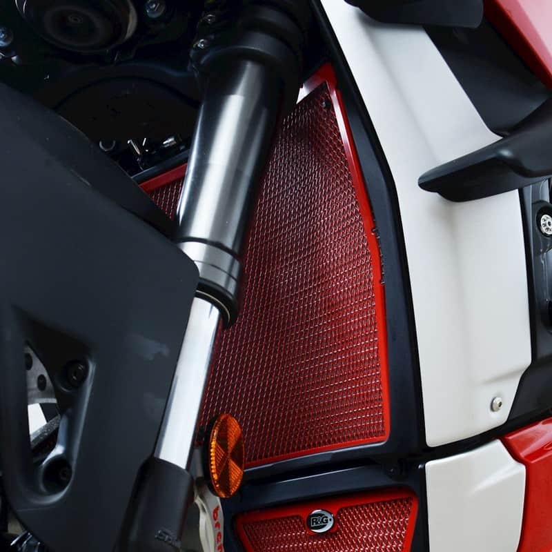 OSŁONA CHŁODNICY I CHŁODNICY OLEJU RG RACING DUCATI STREETFIGHTER V4(S) 20- RED