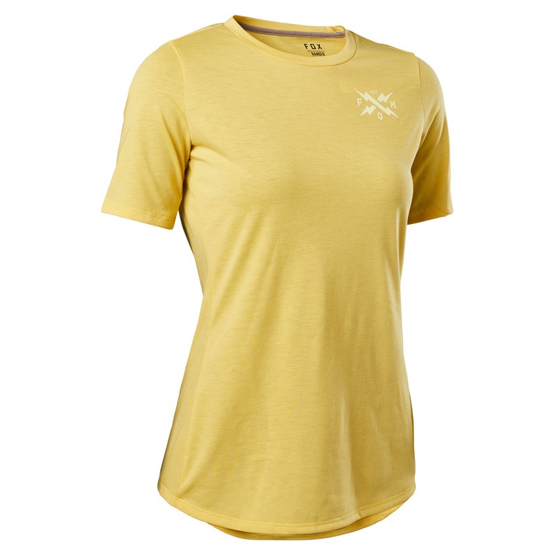 KOSZULKA ROWEROWA FOX LADY RANGER DR CALIBRATED PEAR YELLOW  ENDURO CROSS