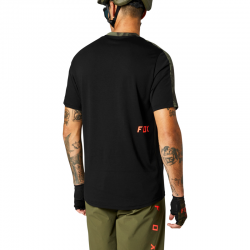 KOSZULKA ROWEROWA FOX RANGER DR BLACK  ENDURO CROSS