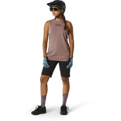 KOSZULKA ROWEROWA BEZ RĘKAWÓW FOX LADY RANGER DR PLUM PERFECT  ENDURO CROSS