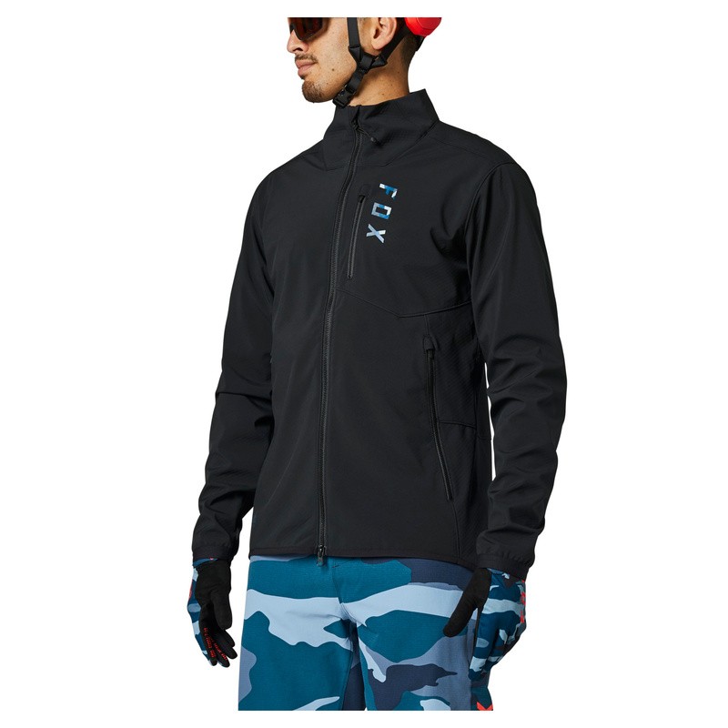 KURTKA FOX RANGER FIRE BLACK/BLUE  ENDURO CROSS