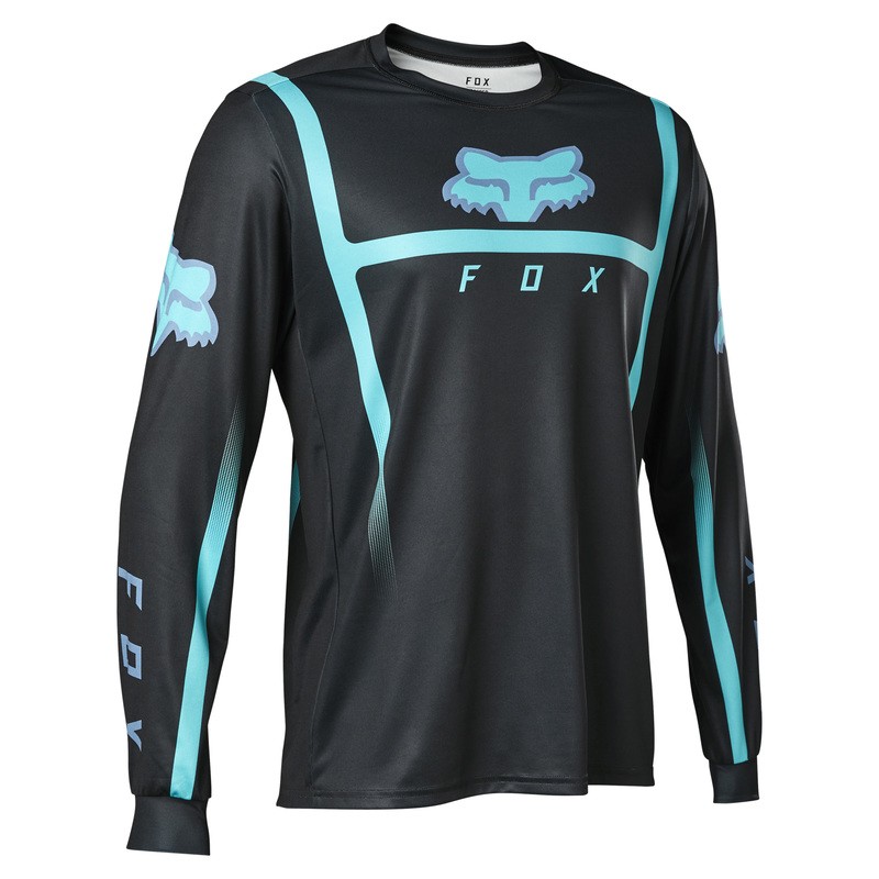 KOSZULKA ROWEROWA Z DŁUGIM RĘKAWEM FOX RANGER RS BLACK  ENDURO CROSS