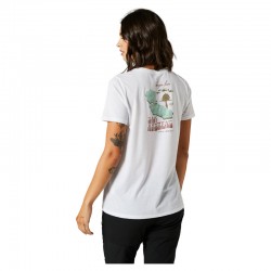 T-SHIRT FOX LADY REPLICAL WHITE  ENDURO CROSS