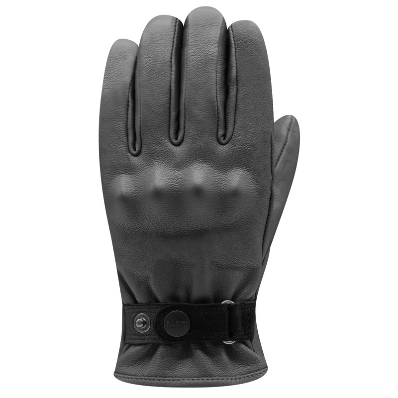 RĘKAWICE SKÓRZANE RACER RESIDENT 2 BLACK 