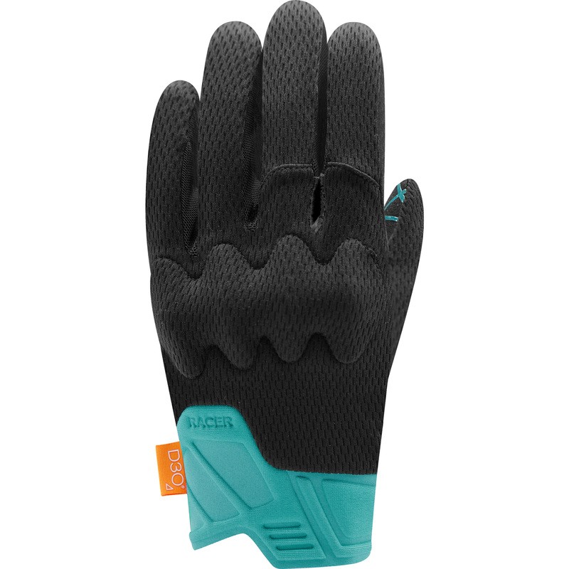 RĘKAWICE SKÓRZANO-TEKSTYLNE RACER LADY ROCA 3 F TEAL 