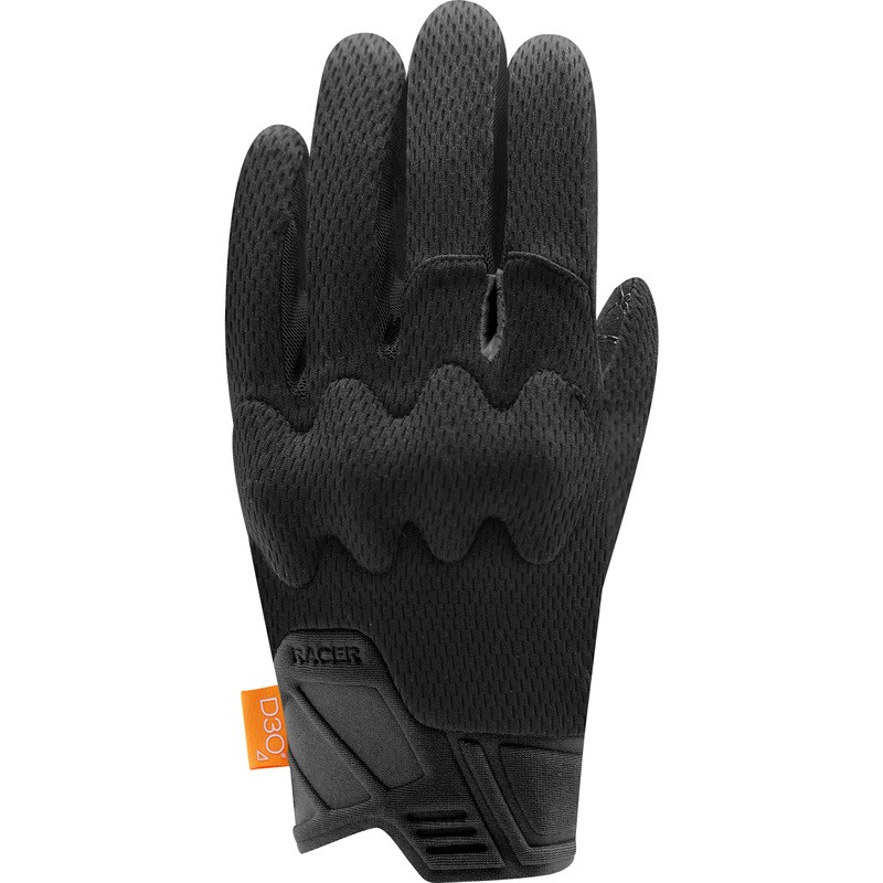 RĘKAWICE SKÓRZANO-TEKSTYLNE RACER LADY ROCA 3 F BLACK 
