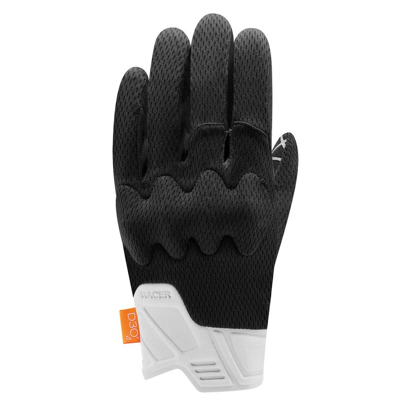 RĘKAWICE SKÓRZANO-TEKSTYLNE RACER LADY ROCA 3 F WHITE 