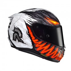 KASK HJC R-PHA-11 ANTI VENOM MARVEL GREY/RED XXS
