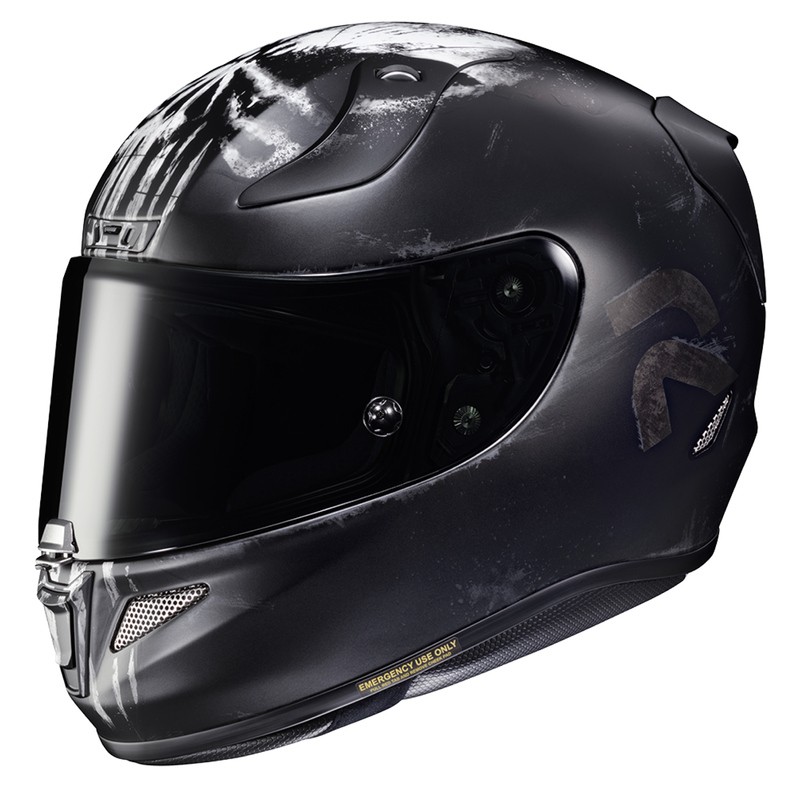 KASK HJC R-PHA-11 PUNISHER MARVEL BLACK 