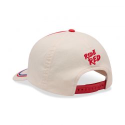 CZAPKA Z DASZKIEM DAMSKA FOX HONDA OFF WHITE  ENDURO CROSS