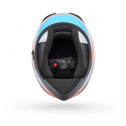 KASK MOTOCYKLOWY BELL LITHIUM NOVA ORANGE BLUE 