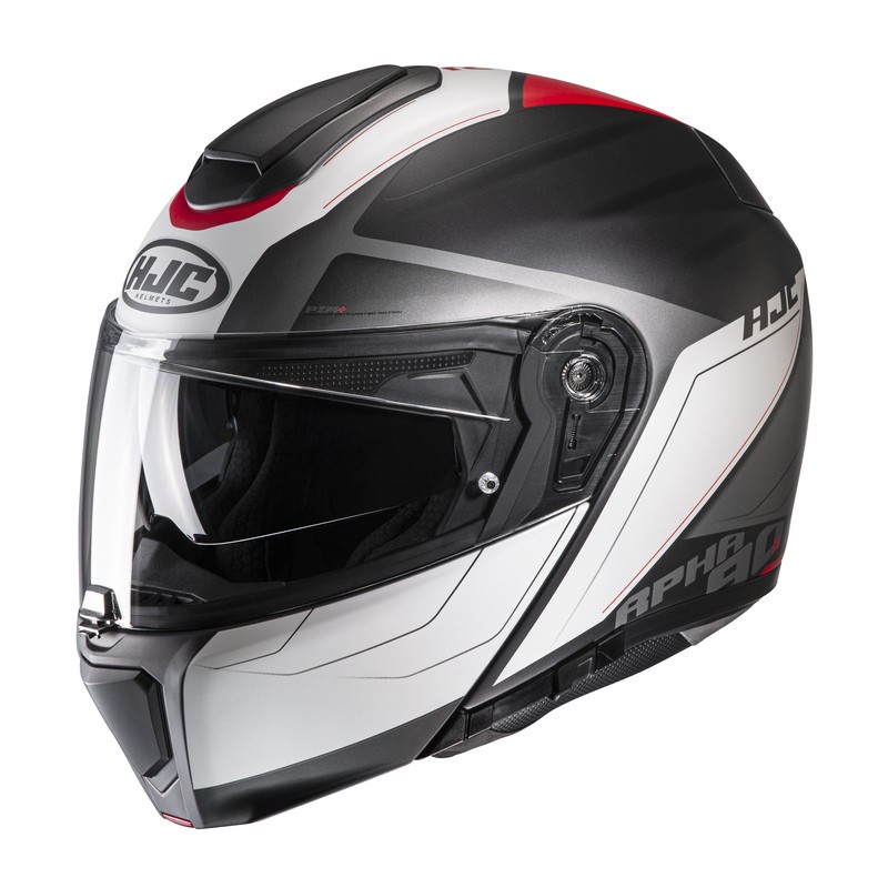 KASK HJC R-PHA-90S CADAN GREY/RED XS