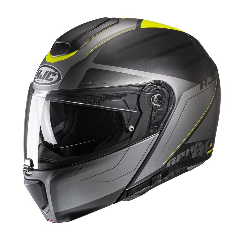 KASK HJC R-PHA-90S CADAN GREY/YELLOW XS