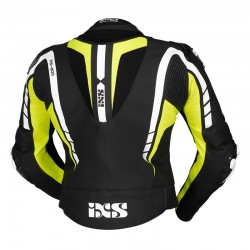 KOMBINEZON SKÓRZANY 2 CZ. IXS RS-800 BLACK/YELLOW/WHITE LONG 