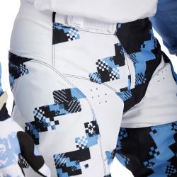 SPODNIE MOTOCYKLOWE FOX 180 DIGI IMAGE WHITE  ENDURO CROSS