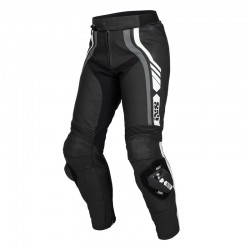 KOMBINEZON SKÓRZANY 2 CZ. IXS RS-800 BLACK/GREY/WHITE SHORT 