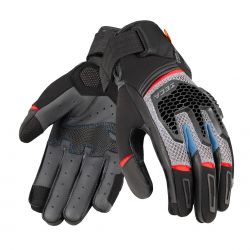 SECA RĘKAWICE GRAVEL GREY/BLUE/RED M