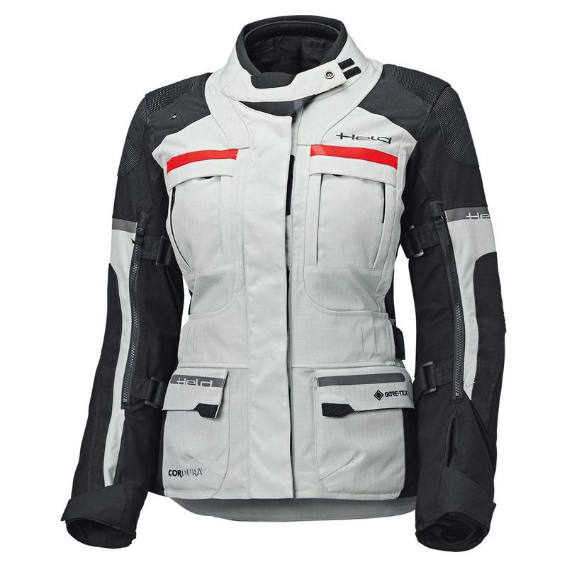 KURTKA MOTOCYKLOWA TEKSTYLNA DAMSKA HELD CARESE 3 [GORE-TEX] GREY BLACK 