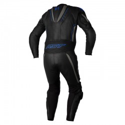 KOMBINEZON SKÓRZANY RST S1 CE BLACK/GREY/NEON BLUE XS (2987)