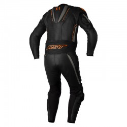 KOMBINEZON SKÓRZANY RST S1 CE BLACK/GREY/NEON ORANGE XS (2987)
