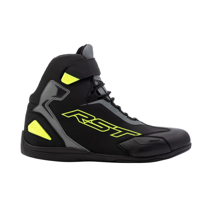 BUTY SKÓRZANE RST SABRE MOTO CE BLACK/GREY/FLO YELLOW  (3053)
