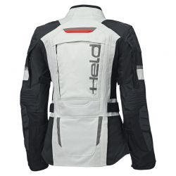 KURTKA MOTOCYKLOWA TEKSTYLNA HELD CARESE 3 [GORE-TEX] GREY BLACK SLIM 