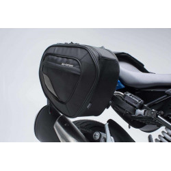 ZESTAW SAKW BOCZNYCH BLAZE H I STELAŻY SW-MOTECH BMW G 310 R (16-) BLACK/GREY 2X14-21L