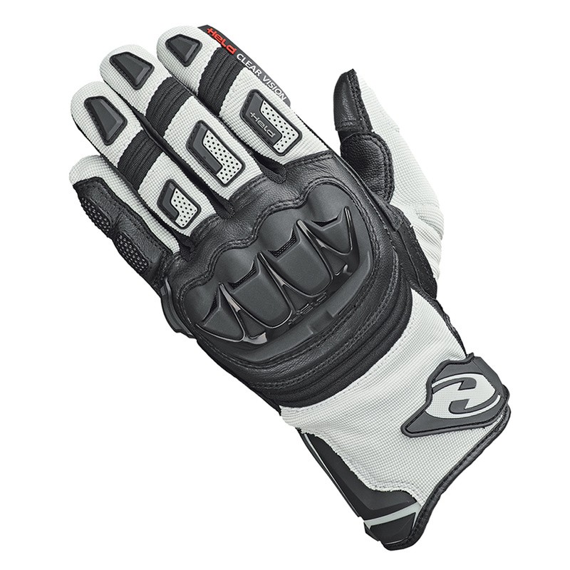 RĘKAWICE SKÓRZANE HELD SAMBIA PRO BLACK/GREY STOCKY 