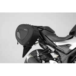 ZESTAW SAKW BOCZNYCH BLAZE H I STELAŻY SW-MOTECH BMW S 1000 RR (19-) BLACK/GREY 2X14-21L
