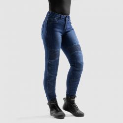 JEANSY MOTOCYKLOWE DAMSKIE REBELHORN AGNESS 2 WASHED BLUE MONOLAYER 24/30