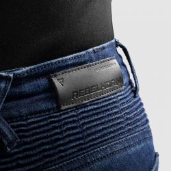 JEANSY MOTOCYKLOWE DAMSKIE REBELHORN AGNESS 2 WASHED BLUE MONOLAYER 24/30