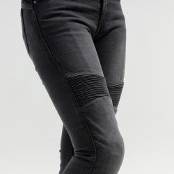 JEANSY MOTOCYKLOWE DAMSKIE BROGER AURA WASHED BLACK 26/30