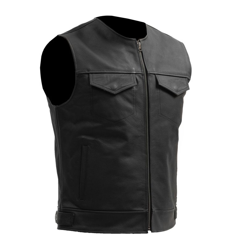 KAMIZELKA MOTOCYKLOWA SKÓRZANA BROGER BLADE BLACK 
