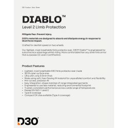 RICHA PROTEKTOR ŁOKCI/KOLAN D3O DIABLO [LEVEL 2] OS
