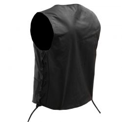 KAMIZELKA MOTOCYKLOWA SKÓRZANA BROGER CLUBMAN BLACK 