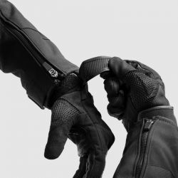 RĘKAWICE MOTOCYKLOWE DAMSKIE REBELHORN CORE BLACK 