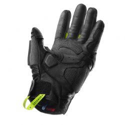 RĘKAWICE MOTOCYKLOWE REBELHORN DEFENDER BLACK GREY FLUO YELLOW 