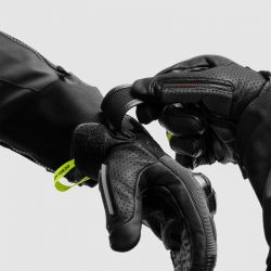 RĘKAWICE MOTOCYKLOWE REBELHORN DEFENDER BLACK GREY FLUO YELLOW 