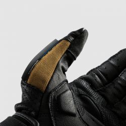 RĘKAWICE MOTOCYKLOWE REBELHORN DEFENDER DESERT BLACK RED 