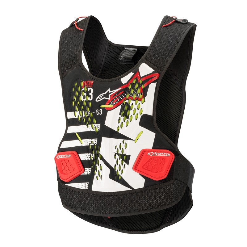 OCHRANIACZ KLATKI PIERSIOWEJ ALPINESTARS SEQUENCE BLACK/WHITE/RED 