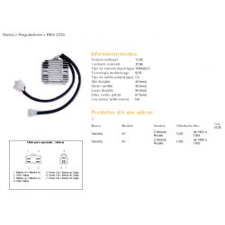 DZE REGULATOR NAPIĘCIA YAMAHA XVZ 1200 VENTURE '83-'85 XVZ 1300 VENTURE ROYALE '86-'93 26H-81960-A0 2WR-81960-A0